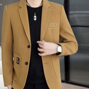 Khaki Casual Blazer