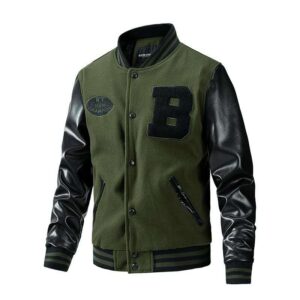 Varsity Green and Black Jacket